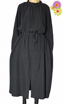 H&M kimonowa wyszczuplająca maxi sukienka szerokie rękawy XXL