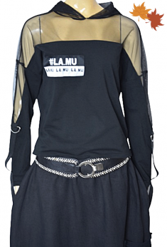 LaMu unikatowa bluza w stylu rockowym S M L