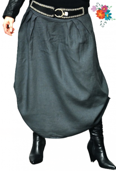 Włoska designerska spódnica midi bombka nosisz jak chcesz M L XL XXL